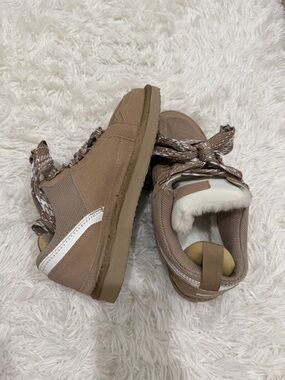 Tan Cozy Lined Sneakers